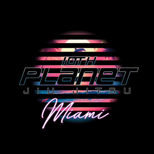 10P Miami "Miami Sunset" Rashguard - BJJ Rashguard - Jiu Jitsu - No Gi